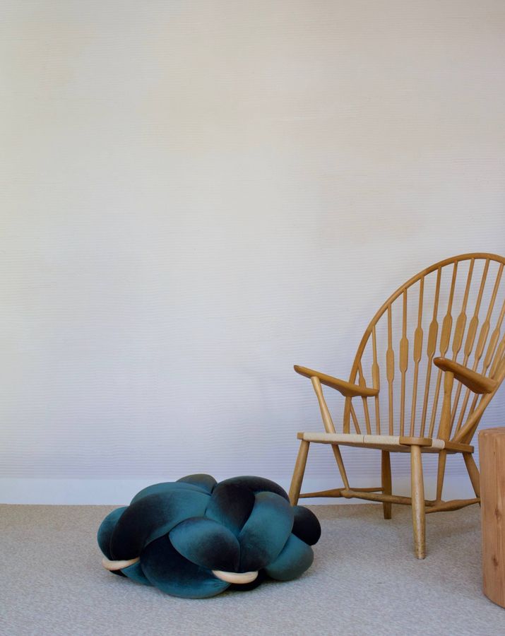 Teal Velvet Knot Floor Cushion added by Spoak Member