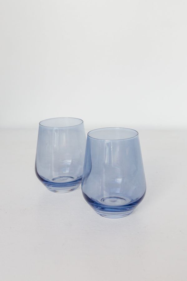 Estelle Colored Wine Stemless - Set of 2 {Cobalt Blue} added by Spoak Member