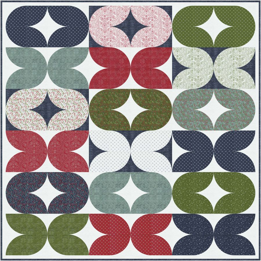 Mod Mistletoe Quilt Pattern added by Spoak Member