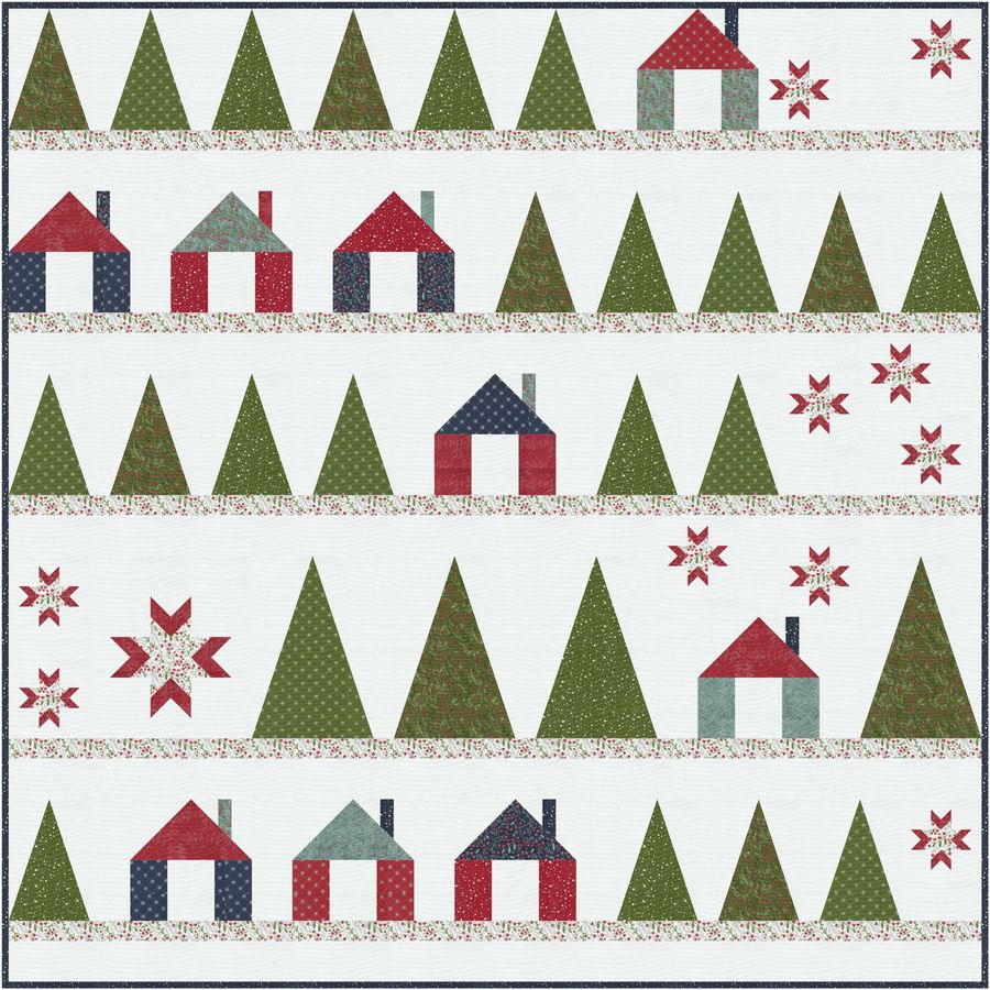 Winter Retreat Quilt Pattern - PDF added by Spoak Member