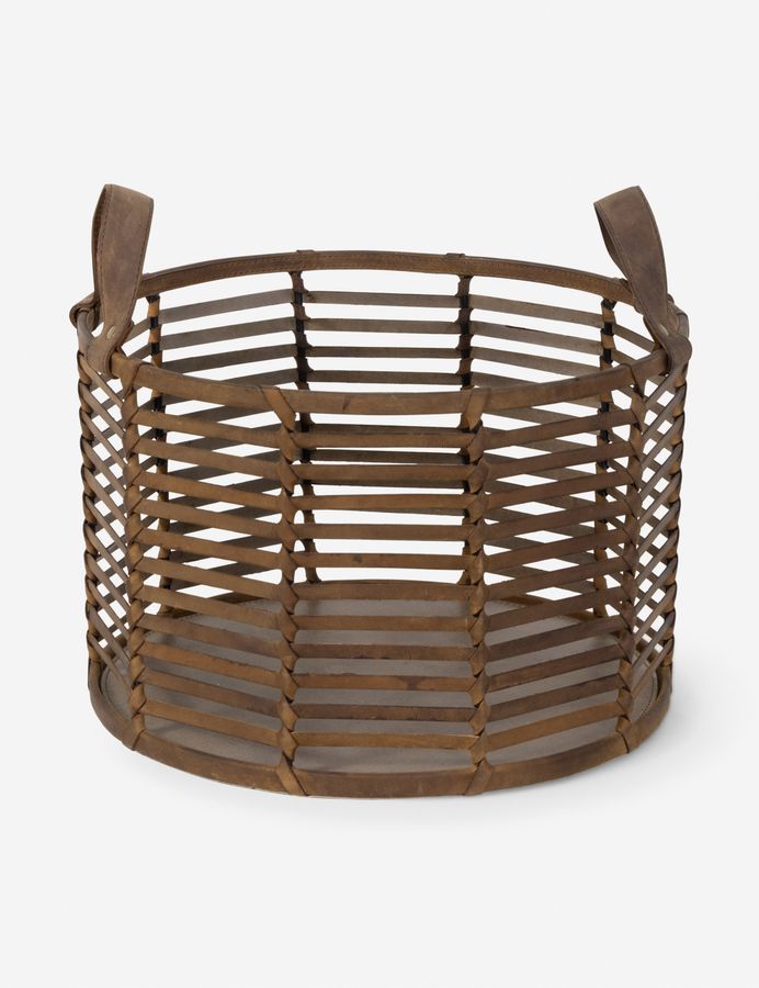 Finn Leather Basket by Regina Andrew added by Spoak Member