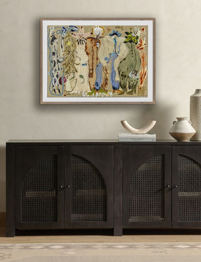 Blue Eyed Snake Woman Wall Art by Caroline Pinney added by Spoak Member