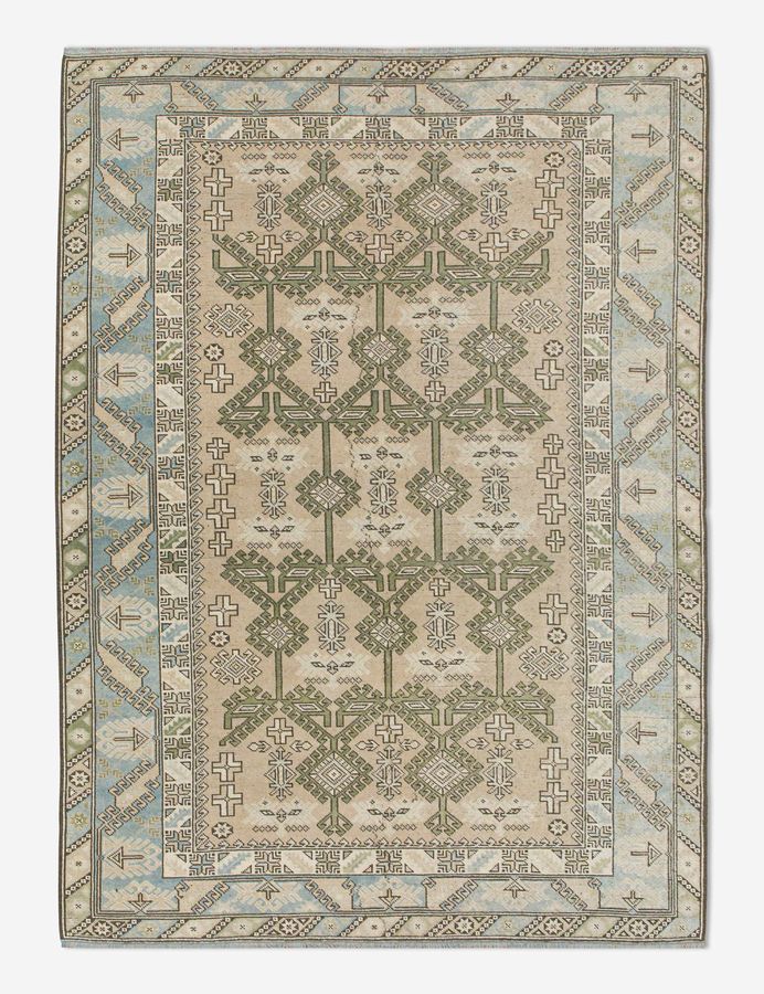 Vintage Turkish Hand-Knotted Wool Rug No. 439, 6'4" x 9'1" added by Spoak Member