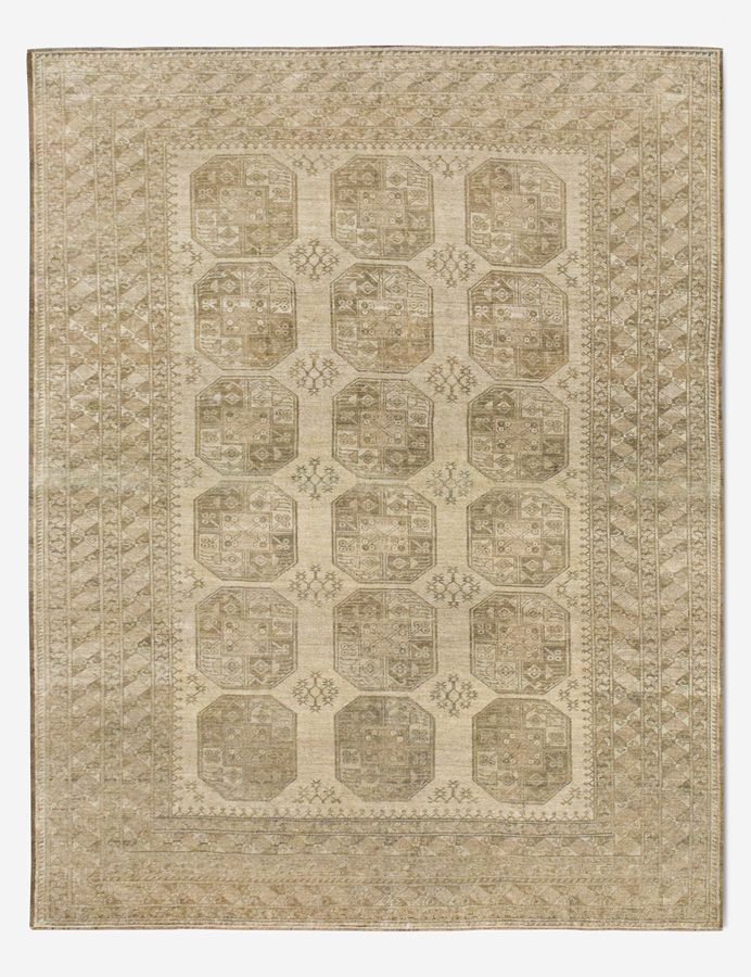 Vintage Turkish Hand-Knotted Wool Rug No. 444, 7'5" x 9'10" added by Spoak Member