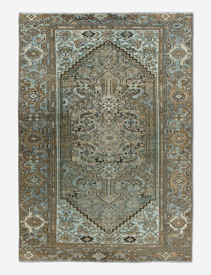 Vintage Turkish Hand-Knotted Wool Rug No. 447, 3'11" x 6'3" added by Spoak Member
