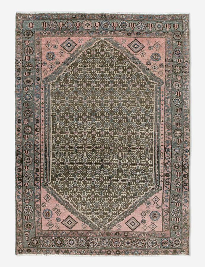 Vintage Turkish Hand-Knotted Wool Rug No. 450, 4'1" x 6'5" added by Spoak Member