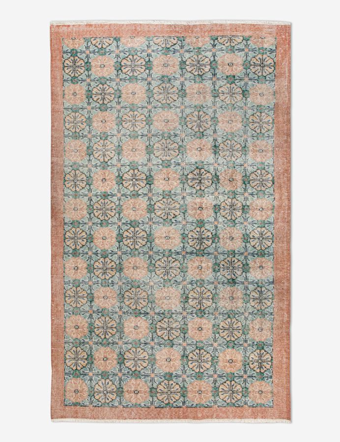 Vintage Turkish Hand-Knotted Wool Rug No. 454, 3'12" x 6'11" added by Spoak Member