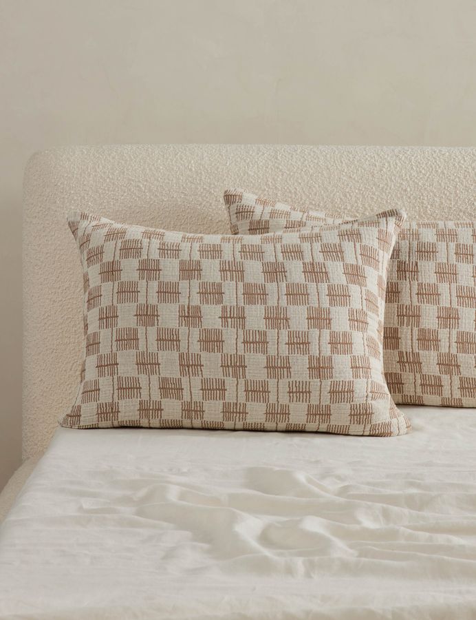 Basketweave Cotton Sham by Sarah Sherman Samuel added by Spoak Member