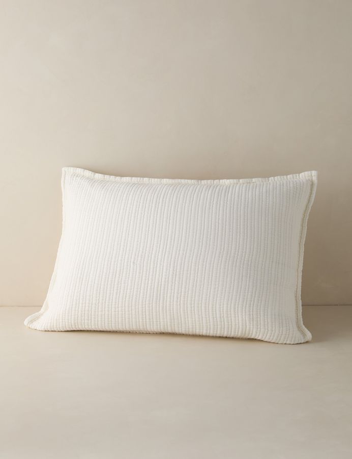 Chatham Cotton Matelasse Sham by Pom Pom at Home added by Spoak Member
