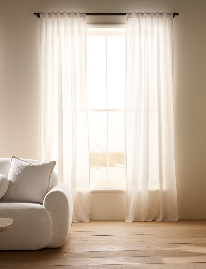 Lina Sheer Curtain Panel by Sunbrella added by Spoak Member