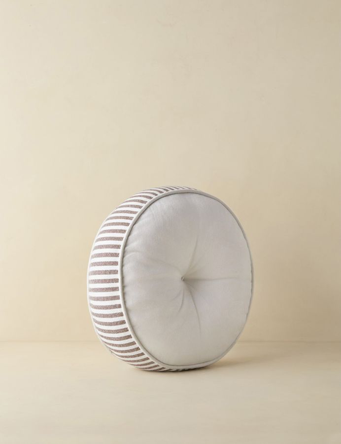 Littu Indoor / Outdoor Striped Disc Pillow by Sarah Sherman Samuel added by Spoak Member