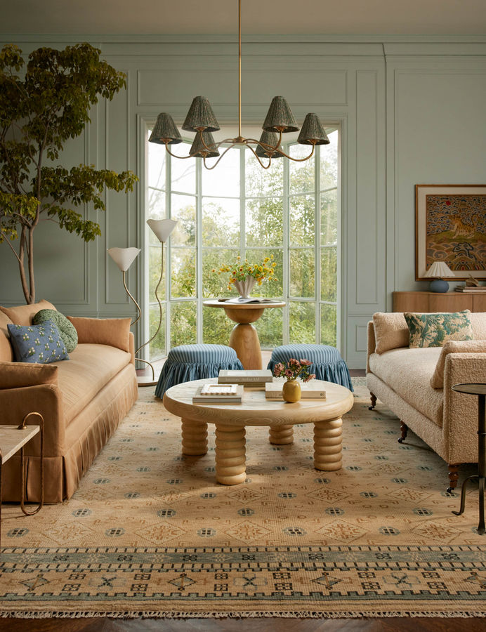 Hirsh Hand-Knotted Wool Rug added by Spoak Member