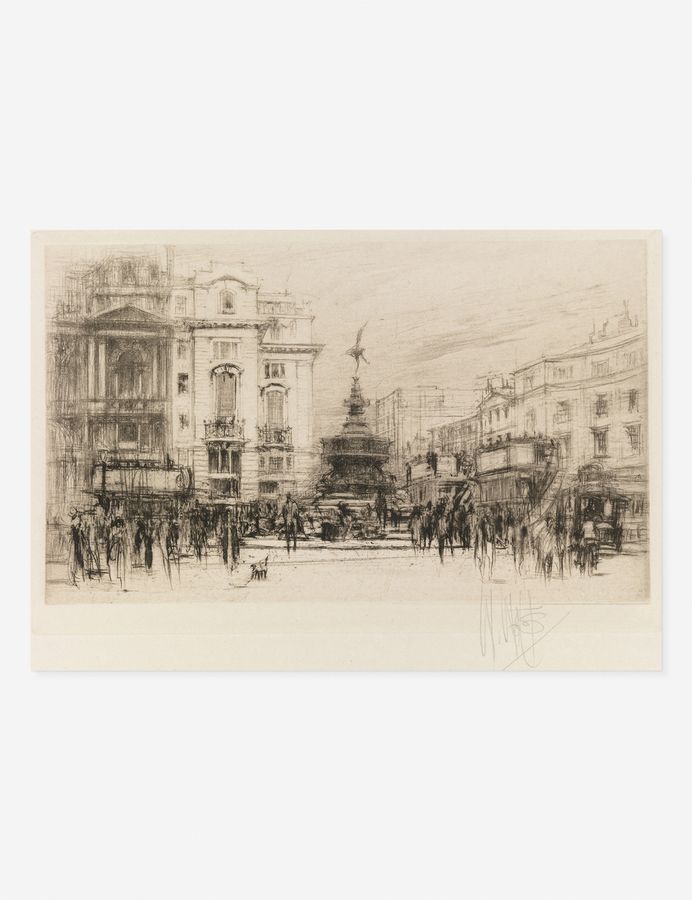 Piccadilly Circus (with Criterion Theatre) Print by William Walcot added by Spoak Member