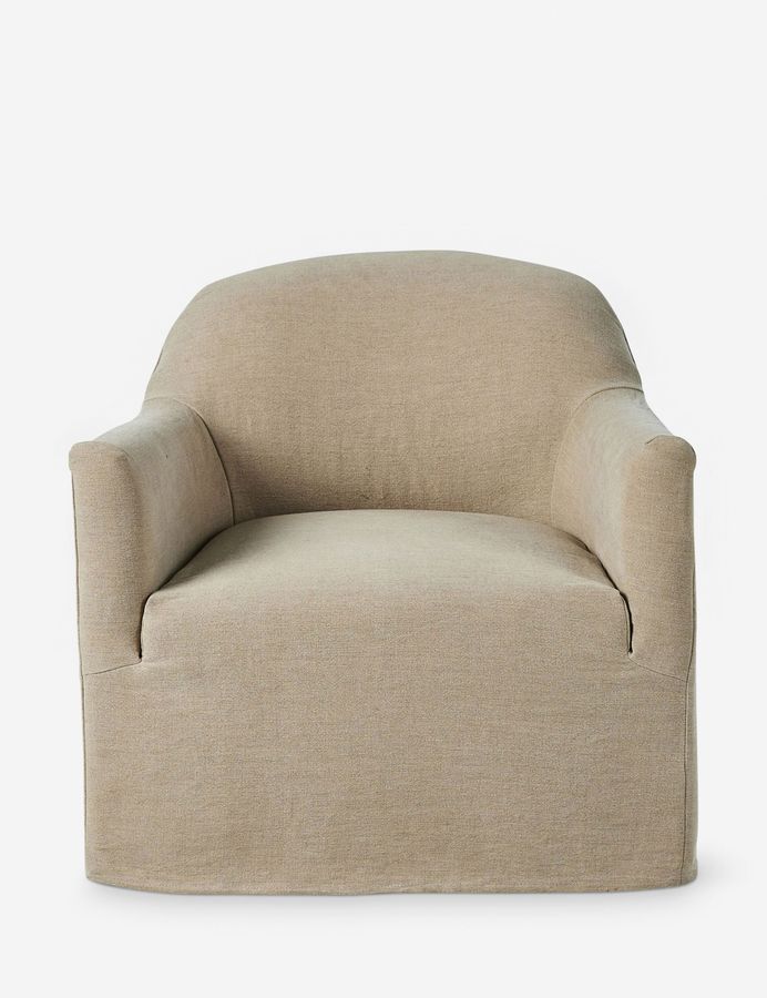 Lowell Slipcover Swivel Chair by Amber Lewis x Four Hands added by Spoak Member