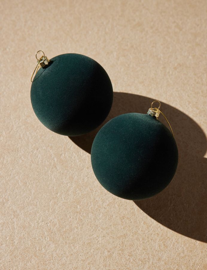 Velvet Ball Ornament (Set of 2) by Cody Foster and Co added by Spoak Member