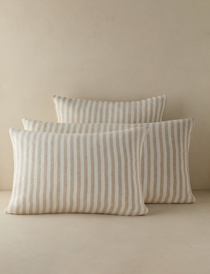 Thayer Striped European Flax Linen® Sham added by Spoak Member