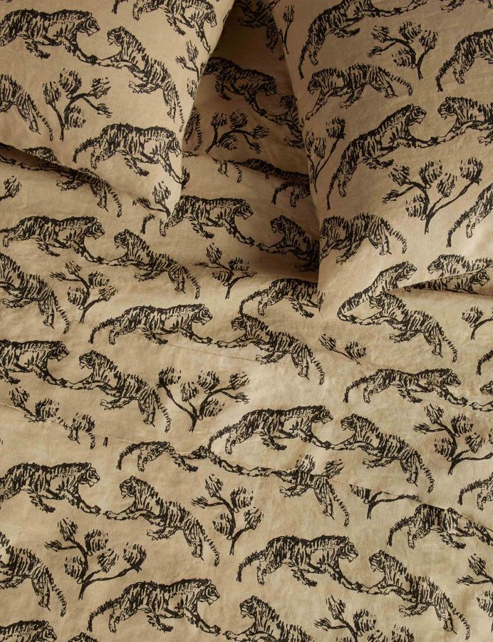 Tiger Hemp Sheet Set by Sarah Sherman Samuel added by Spoak Member