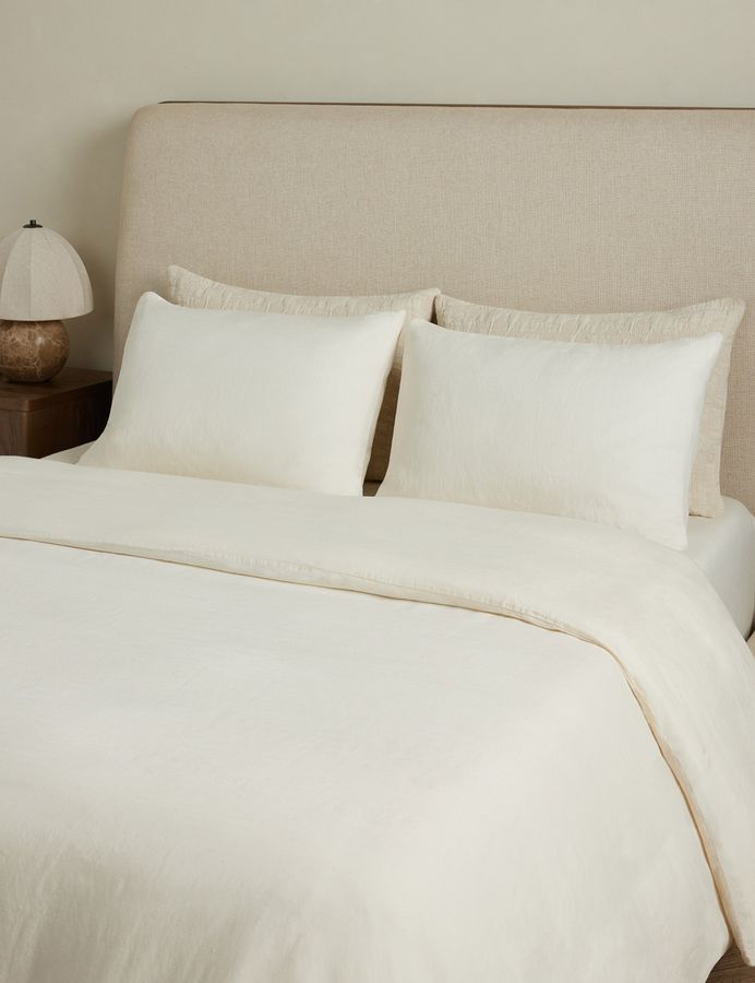 Yuka Linen Bamboo Duvet Cover by DISC Interiors added by Spoak Member