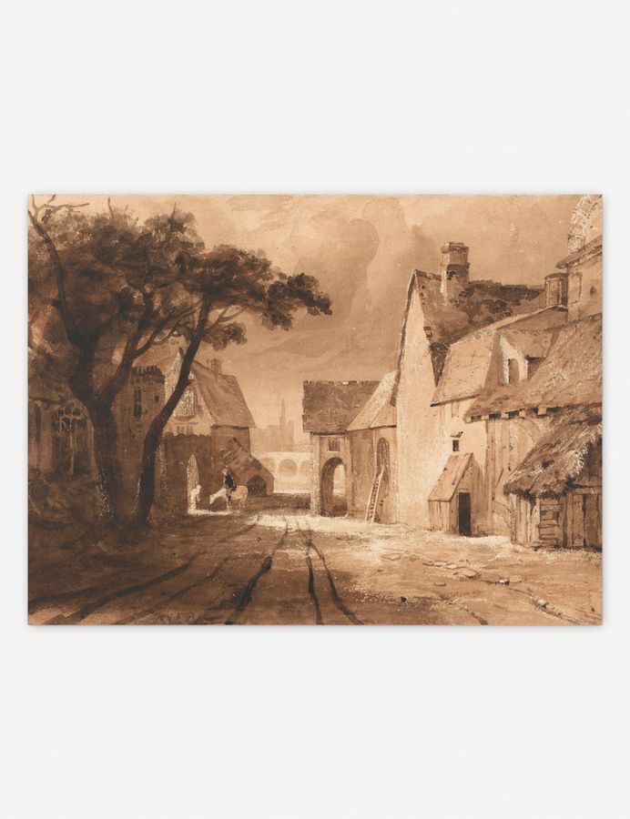 Study of Old Buildings Print by Samuel Palmer added by Spoak Member