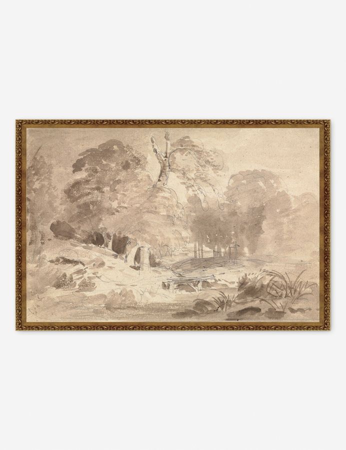 Rural Landscape in the Mark Brandenburg Print by Carl Blechen added by Spoak Member