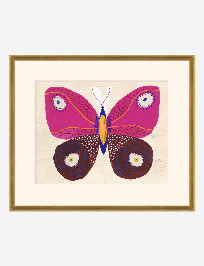 Pink Butterfly Print by Paule Marrot added by Spoak Member