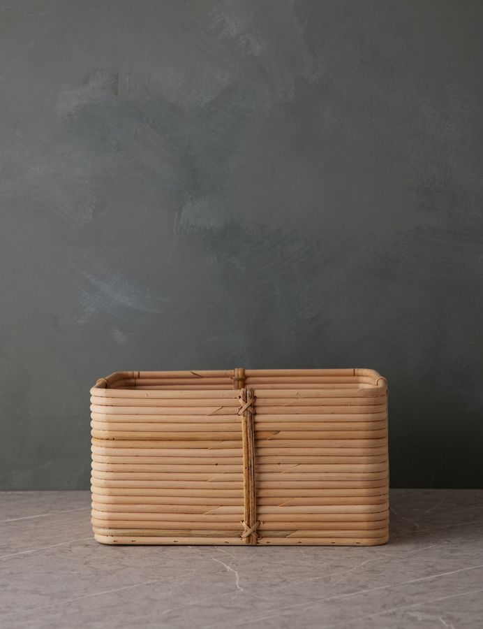 Reeded Rattan Basket by NEAT Method added by Spoak Member