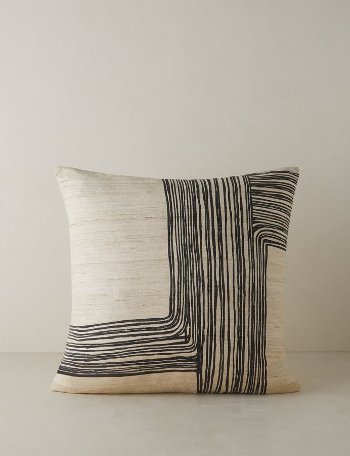 Striations Silk Pillow by Élan Byrd added by Spoak Member