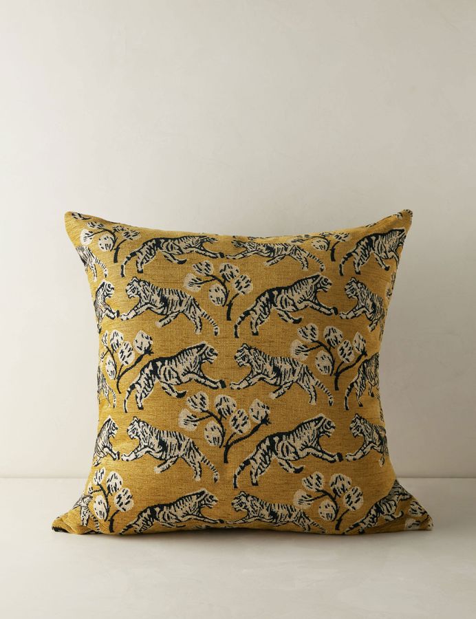 Tiger Jacquard Pillow by Sarah Sherman Samuel added by Spoak Member