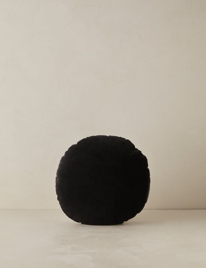 Velvet Round Pillow by Sarah Sherman Samuel added by Spoak Member