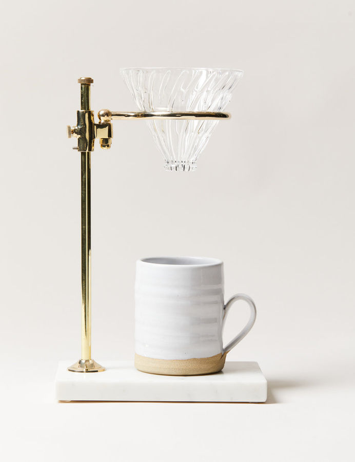 Brass & Marble Pour Over Stand by Farmhouse Pottery added by Spoak Member
