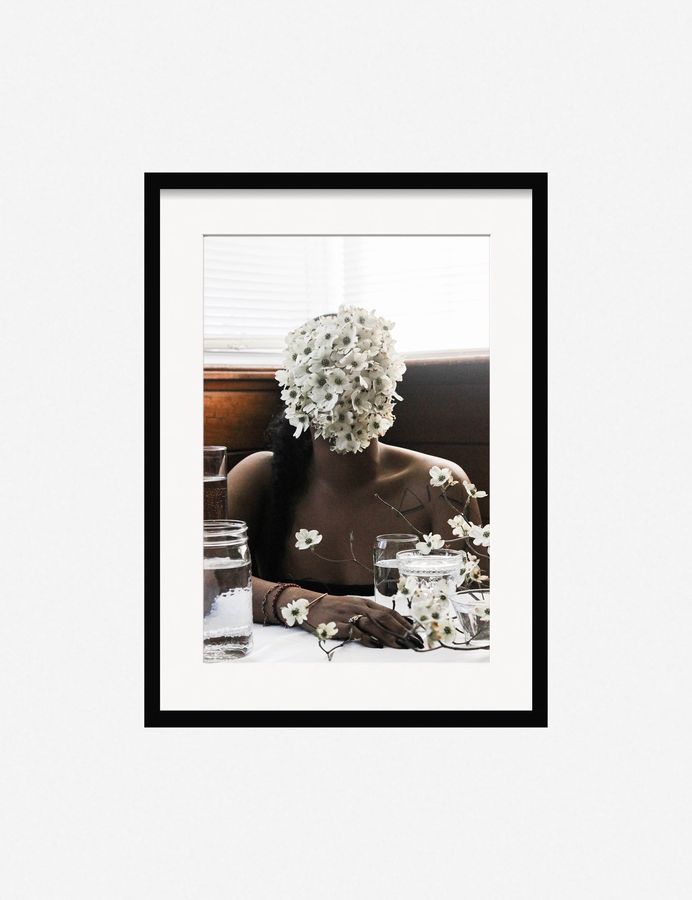 Southern Woman in White Dogwoods Photography Print by Ashley Johnson added by Spoak Member
