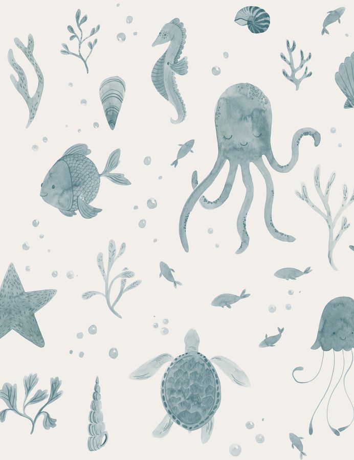 Scalamandre Della Wallpaper Swatch by Sandberg, Ocean Blue added by Spoak Member