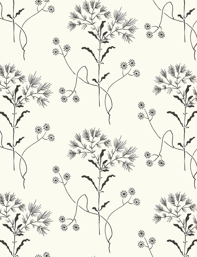 Wildflower Premium Peel + Stick Wallpaper Swatch, Off-White added by Spoak Member