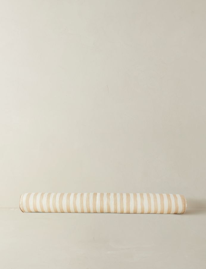 Painterly Stripe Linen Long Bolster Pillow by Sarah Sherman Samuel added by Spoak Member