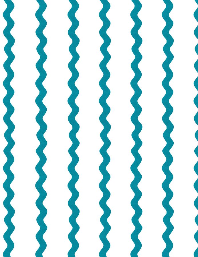 Ric-Rac Stripe Peel + Stick Wallpaper by Sarah Jessica Parker, Peacock Swatch added by Spoak Member