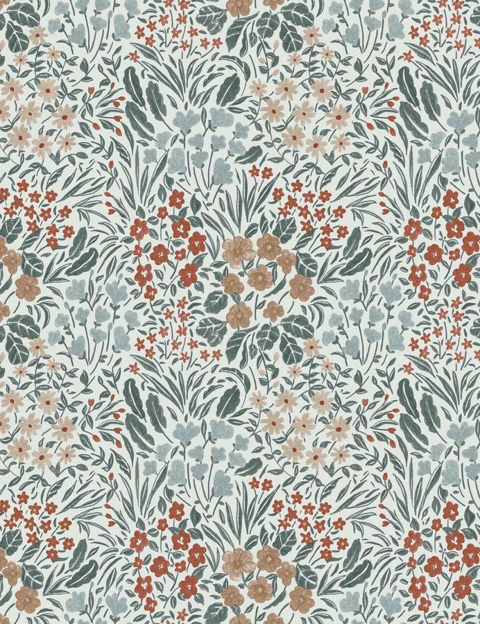 Rylee + Cru Floral Field Wallpaper Dark Swatch added by Spoak Member