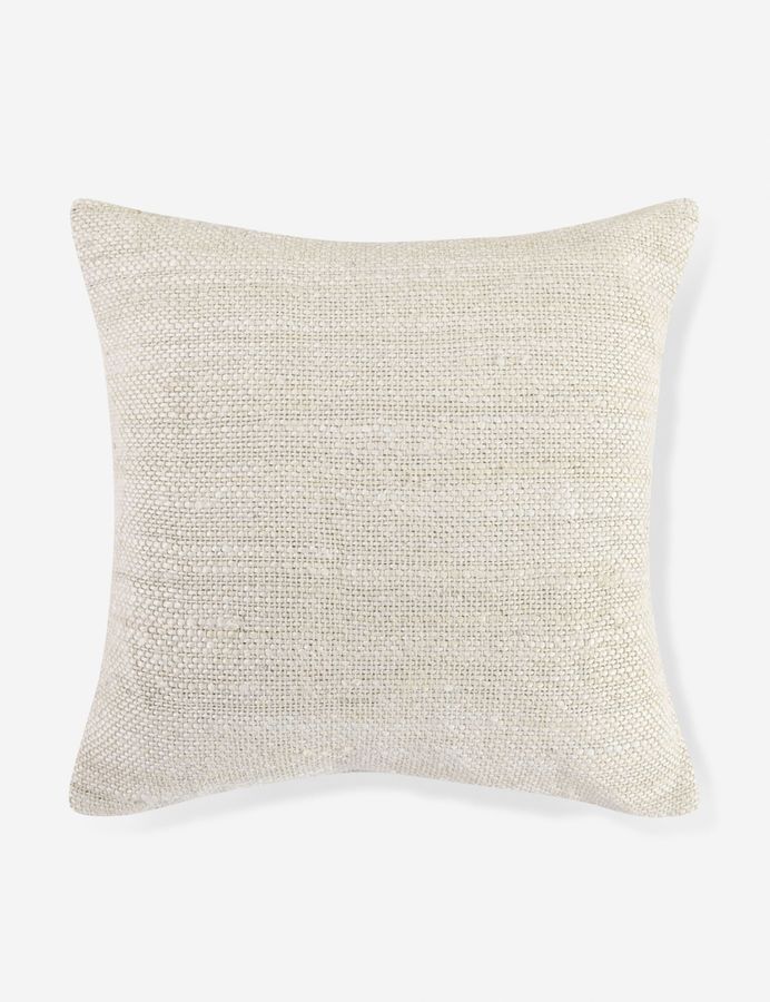 Dara Jute Pillow 22" x 22", Ivory added by Spoak Member