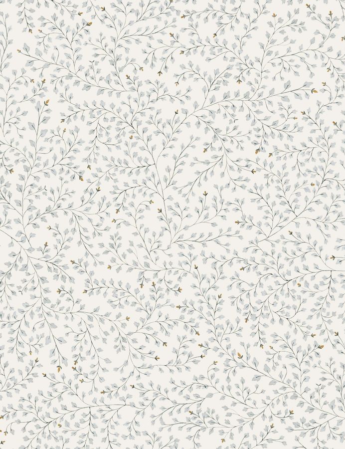 Dainty Leaves Wallpaper by Rylee + Cru Swatch, Blue added by Spoak Member