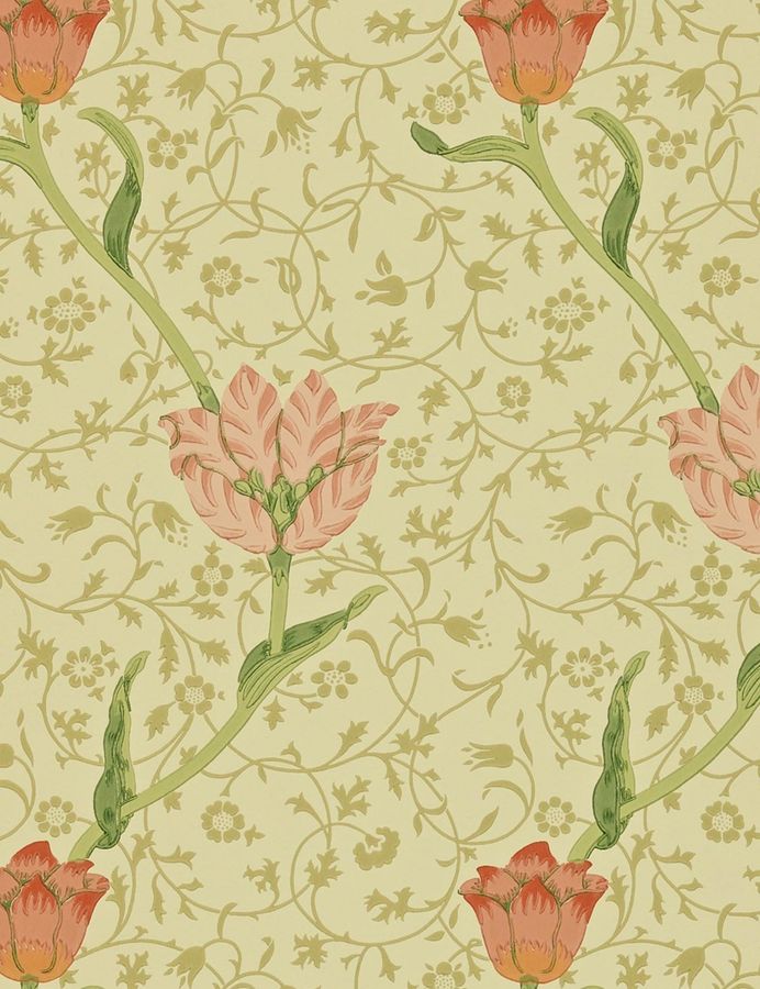 Morris & Co. Garden Tulip Wallpaper, Vanilla Russet Swatch added by Spoak Member