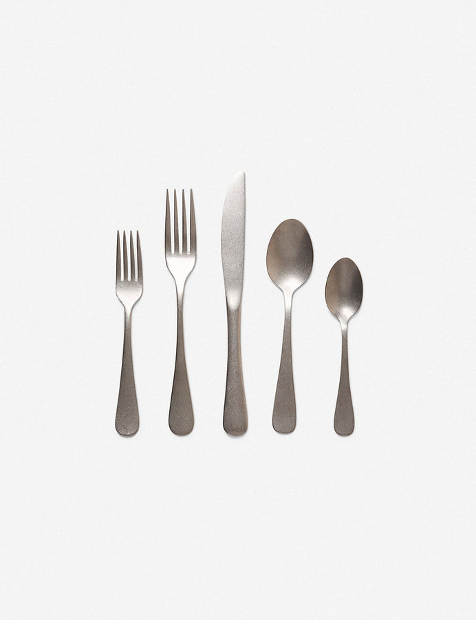 Woodstock 5-Piece Flatware Set, Stainless Steel by Farmhouse Pottery added by Spoak Member