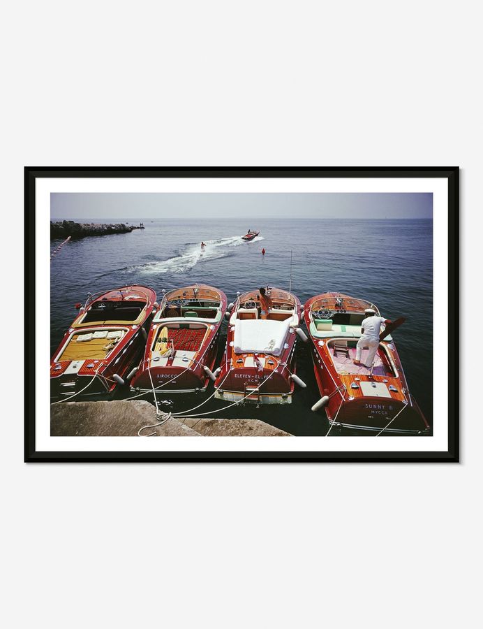 Waterskiing from the Hotel Du Cap-Eden-Roc Photography Print by Slim Aarons added by Spoak Member