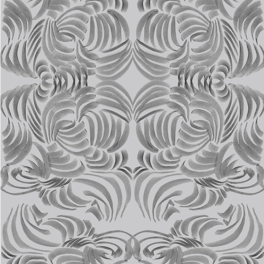 Silver Flora Wallpaper - ABRA Collection added by Spoak Member