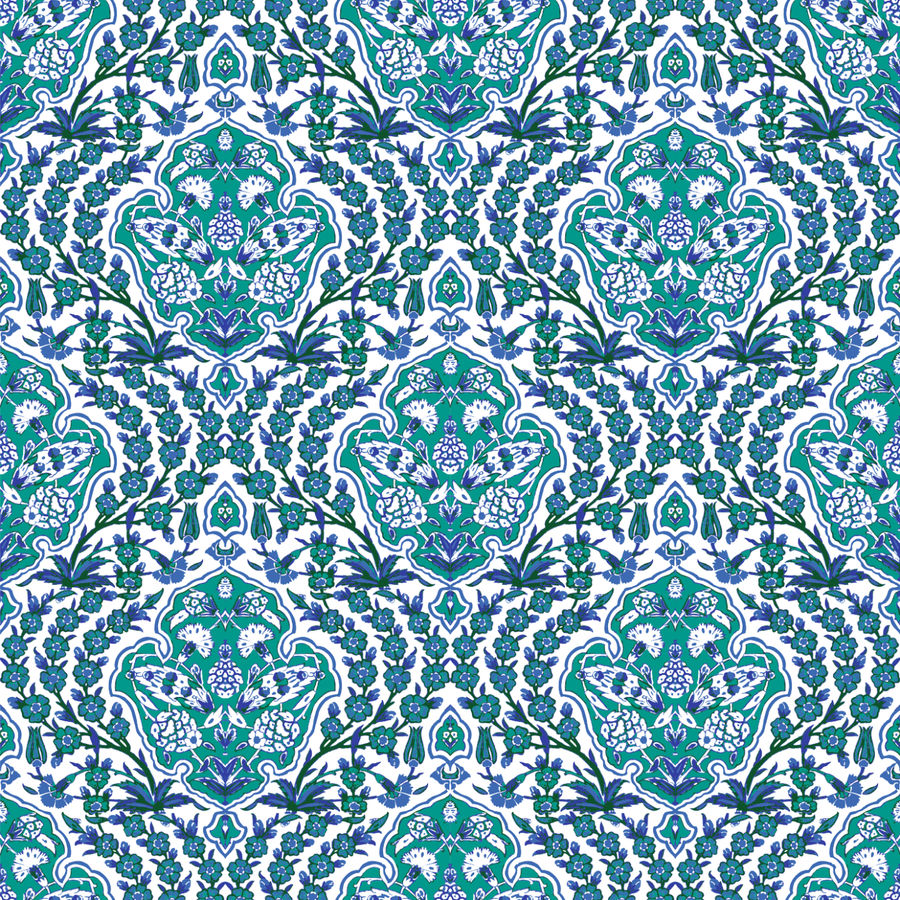 Ottoman Small - Turquoise Wallpaper - Nomad Collection added by Spoak Member