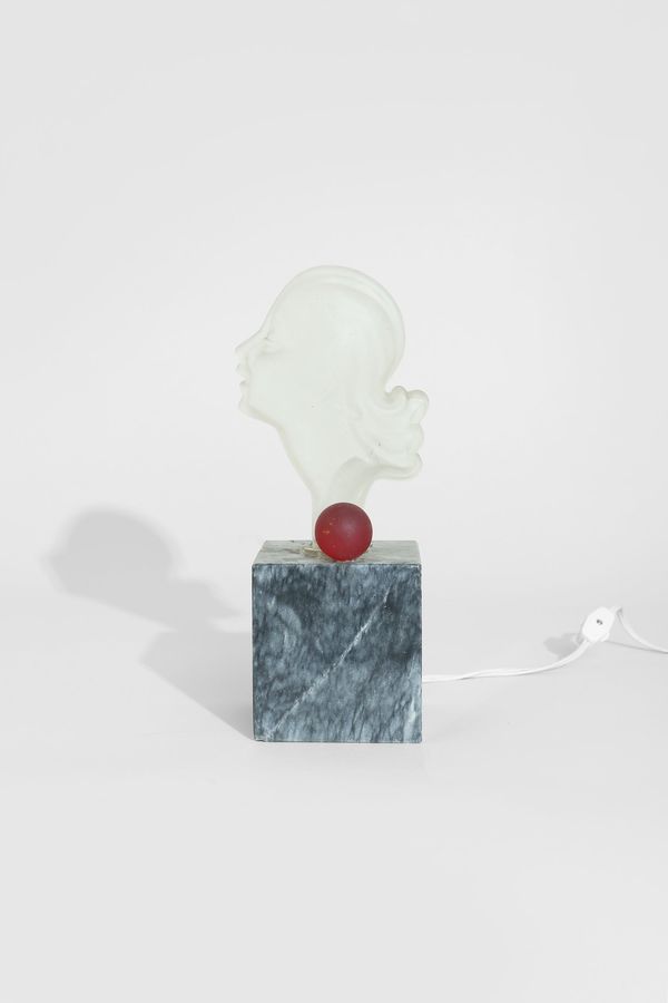 Art Deco Lucite + Marble Lamp added by Spoak Member