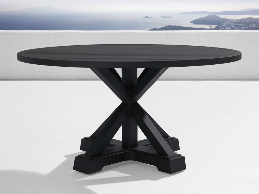 Montego Outdoor Aluminum Round Dining Table added by Spoak Member