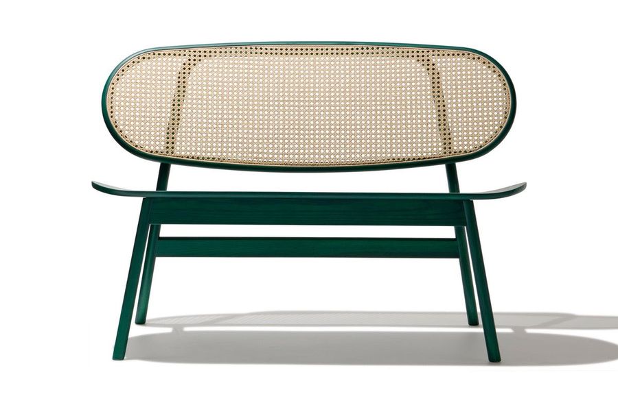 Cane High Back Bench added by Erin Vernon