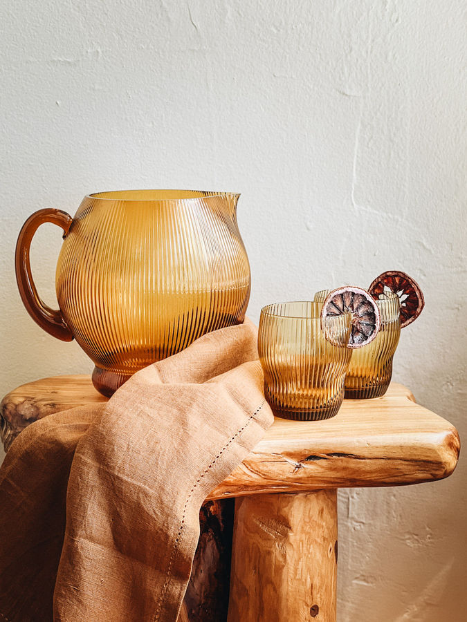 Amber Ribbed Pitcher added by Spoak Member