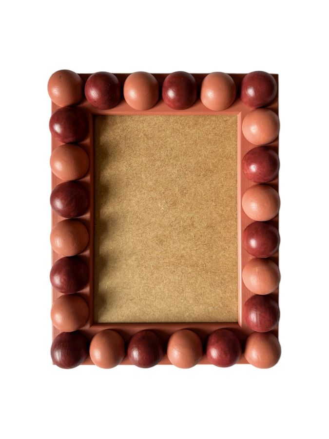 Brick Red & Terracotta Stained Bobbin Frame added by Spoak Member