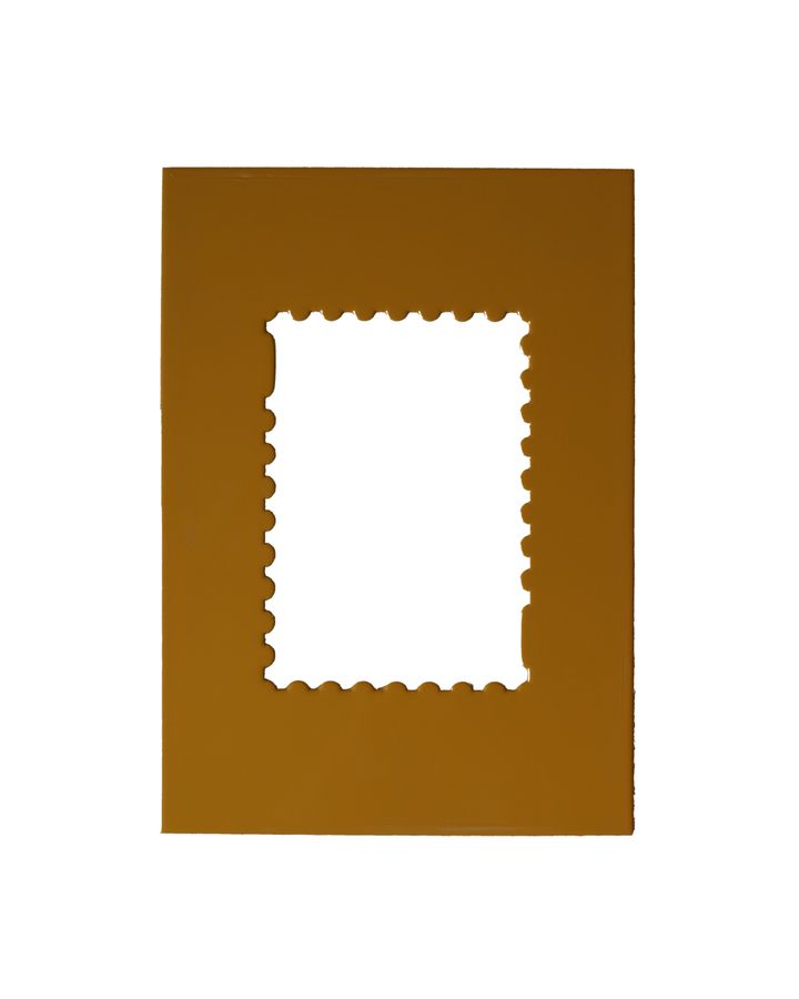 Mustard Lacquered Wood Stamp Mount added by Spoak Member