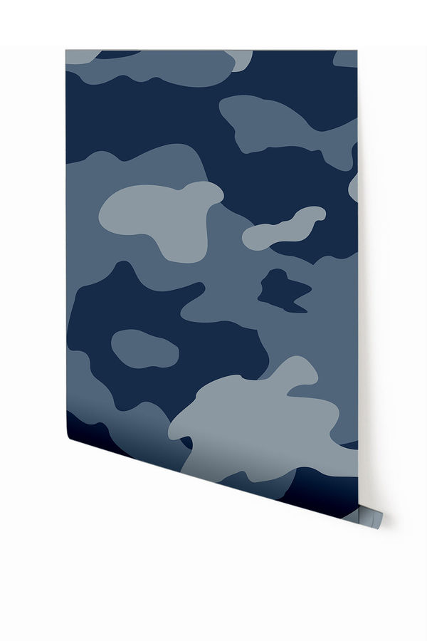 Camo© Mural Wallpaper in Navy added by Spoak Member